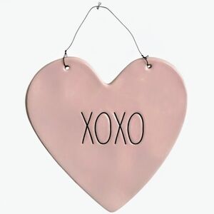NEW Rae Dunn ceramic heart plaque